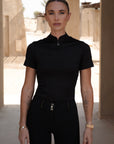 Jovina Training Top Short Sleeve - Black