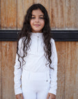 Moa Mae Kids Competition Top White