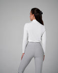 Women Mesh Base Layer Relaxed Fit - White