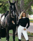 Moá Mae x Lankester Collection campaign cash competion top and franzi breeches