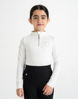 Moá Mae kids base layer long sleeve white