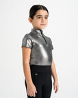 Moá Mae kids base layer short sleeve metallic