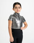 Moá Mae kids base layer short sleeve metallic