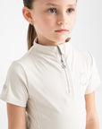 Moá Mae kids base layer short sleeve stone
