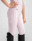 Moá Mae kids horse riding leggings pale pink