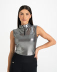 Moá Mae women equestrian base layer sleeveless metallic