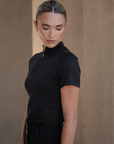 Jovina Training Top Short Sleeve - Black