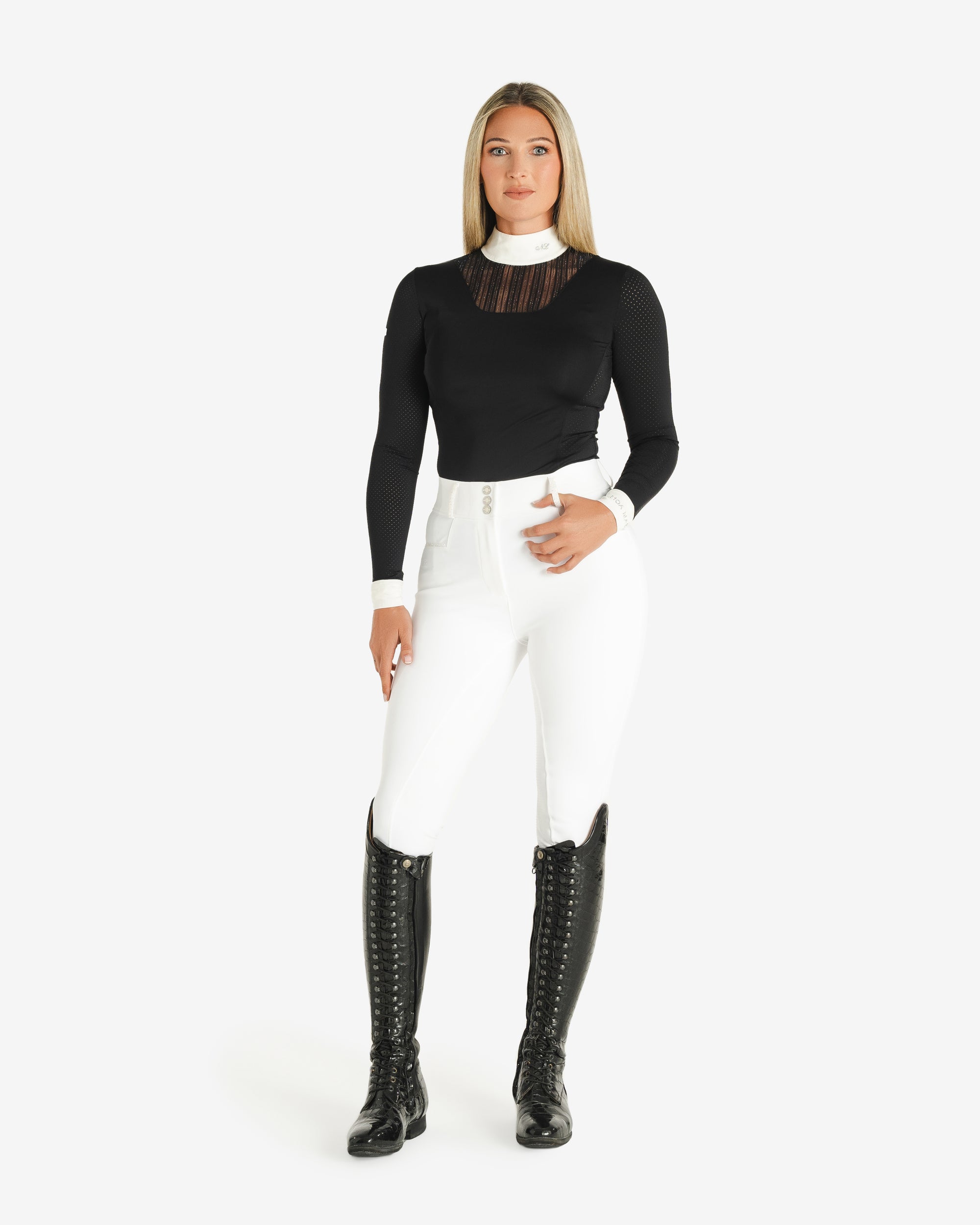 FRANZI BREECHES IN WHITE