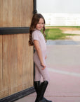 Kids Base Layer Short Sleeve - Dusty Lavender