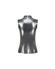 Metallic Sleeveless Base Layer Back
