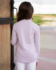 Moa Mae Equestrian Kids Mesh Base Layer Lilac