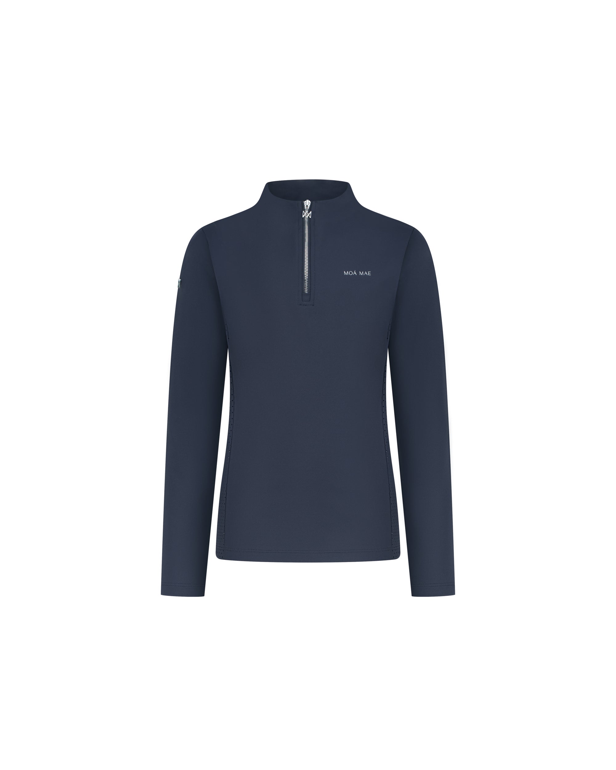 Moa Mae Kids Base Layer Navy Long Sleeve
