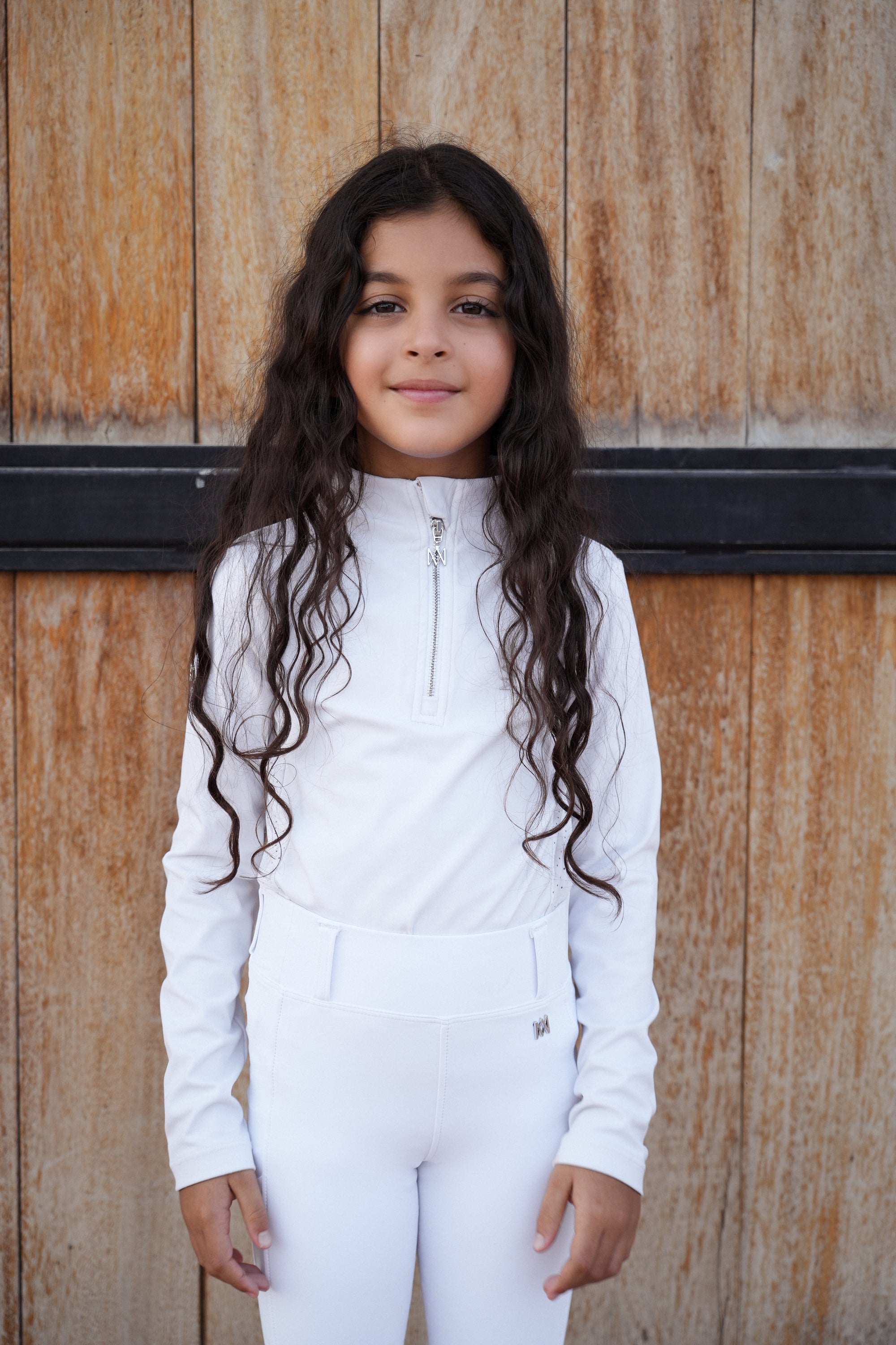 Moa Mae Kids Competition Top White