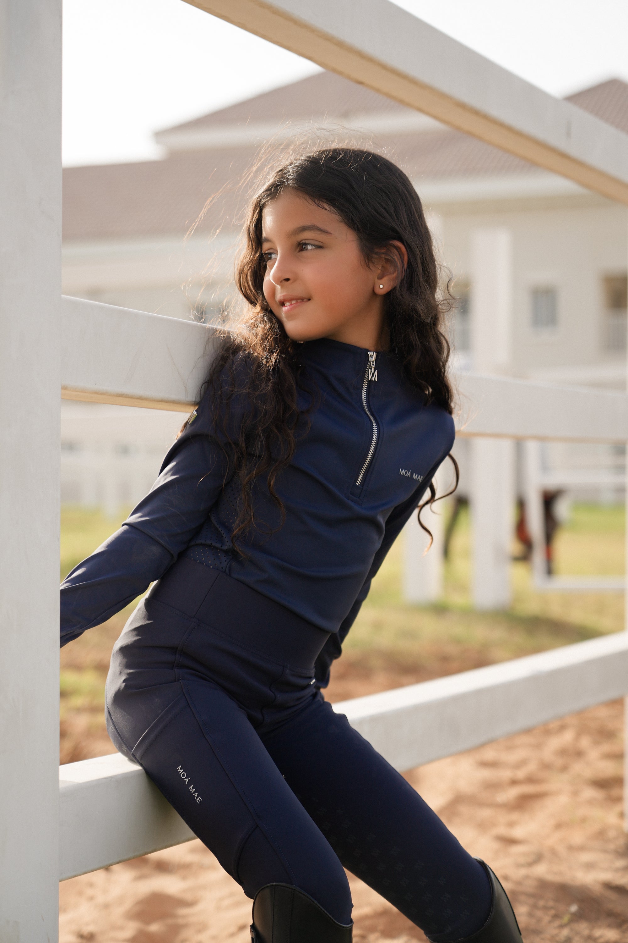 Moa Mae Kids Navy Riding Set