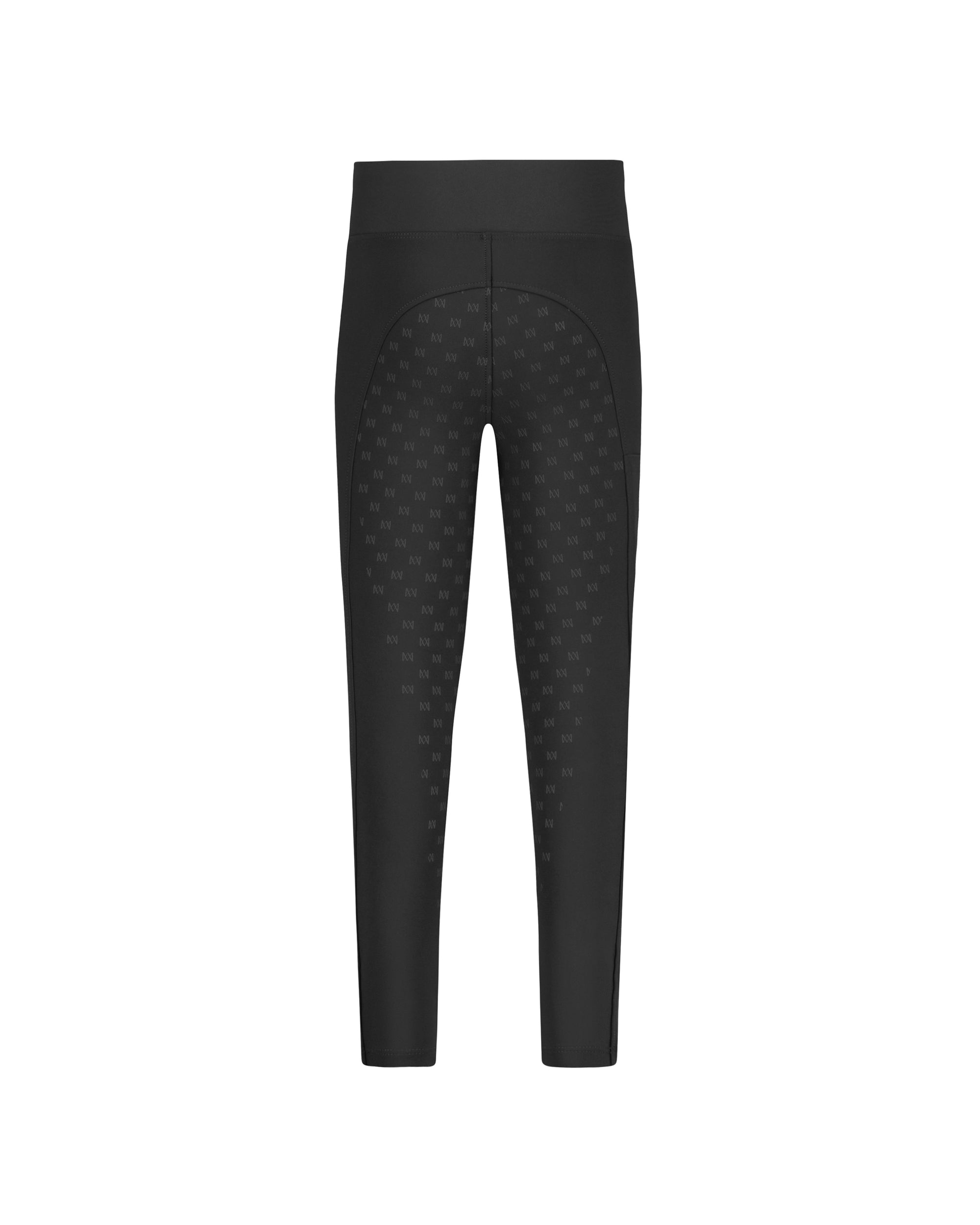 Moa Mae Kids Riding Leggings Black Back