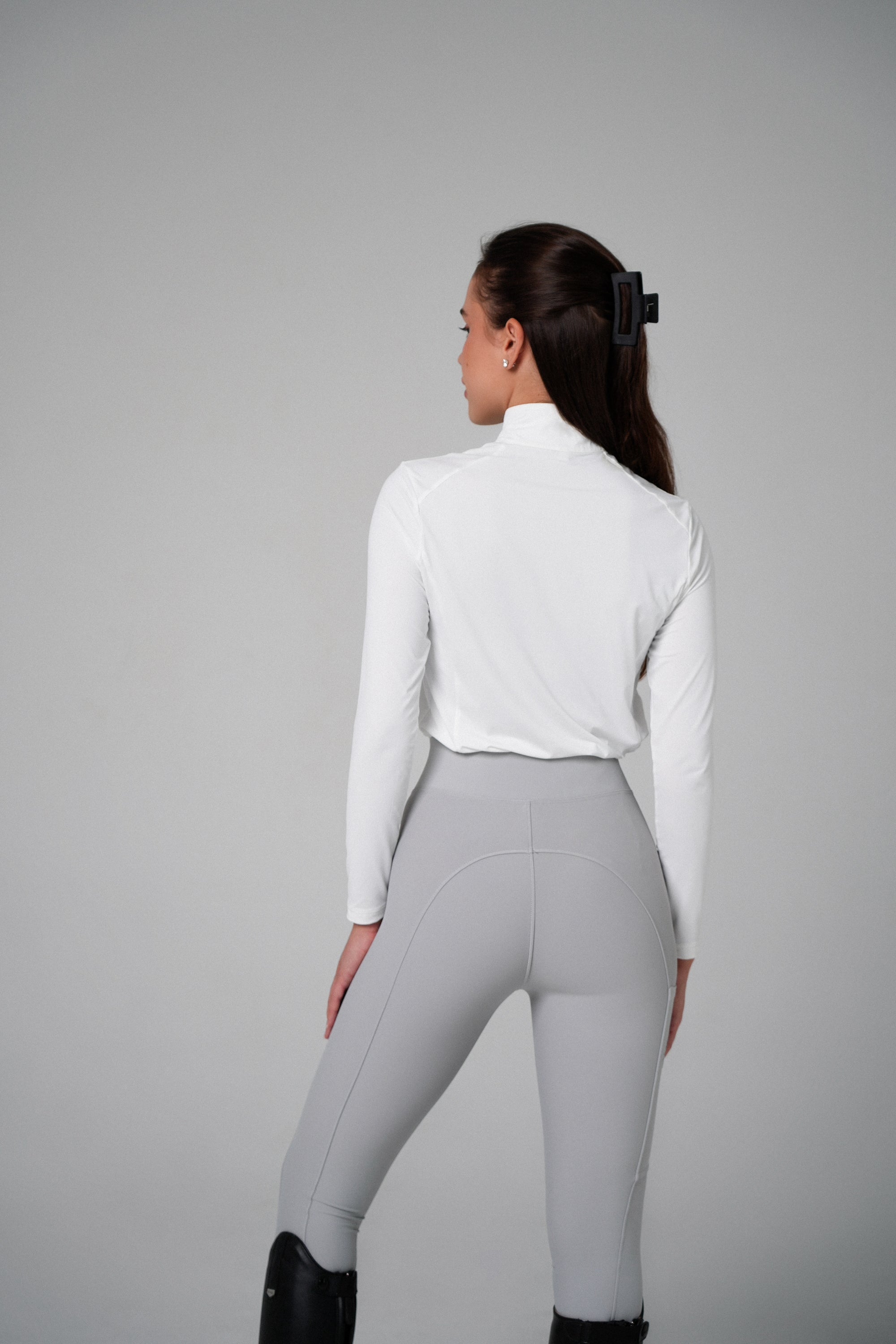 Preorder Women Base Layer Mesh Relaxed Fit - White