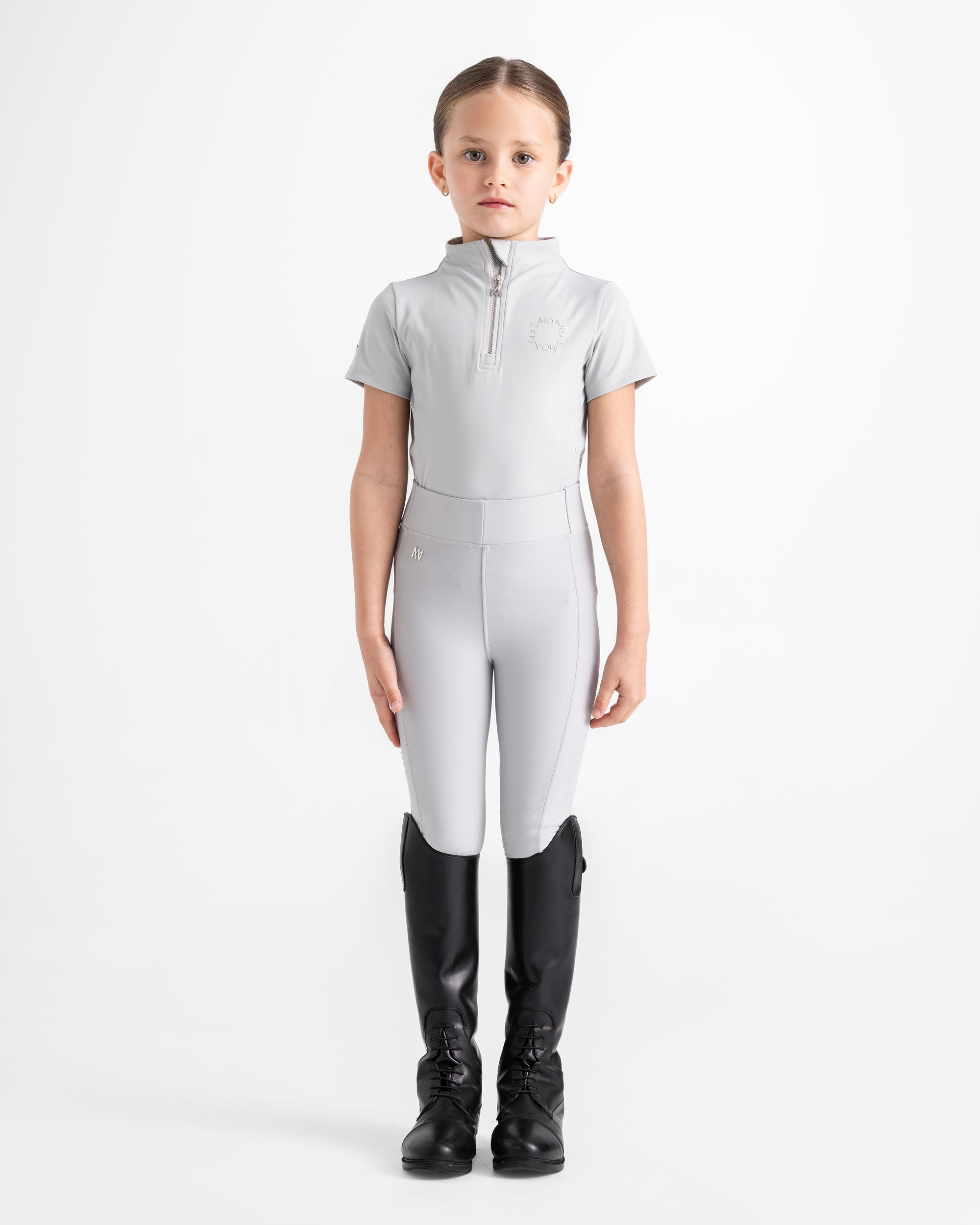 Moá Mae horse riding full set light grey