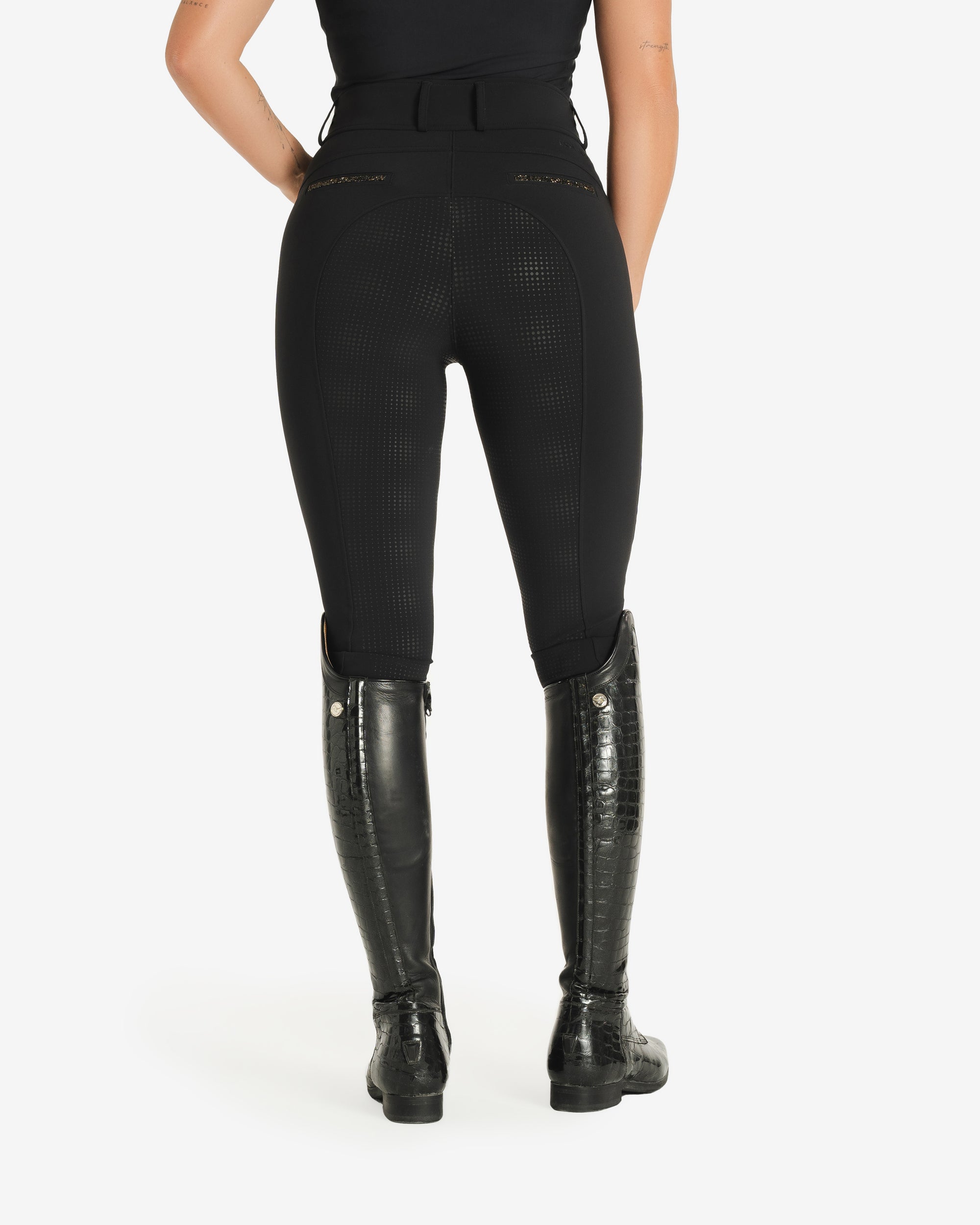 Moá Mae x Lankester franzi breeches in black