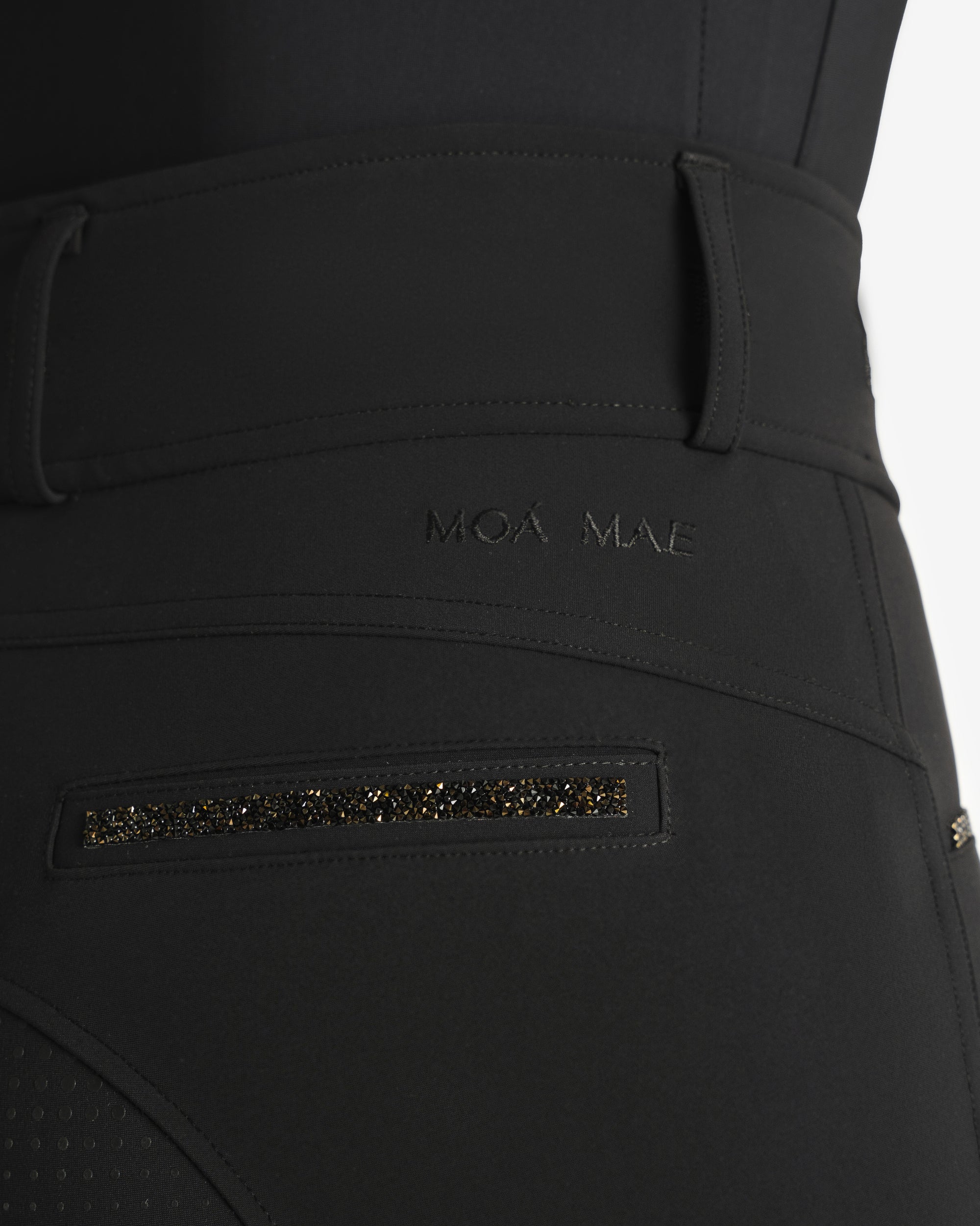 Moá Mae x Lankester franzi breeches in black