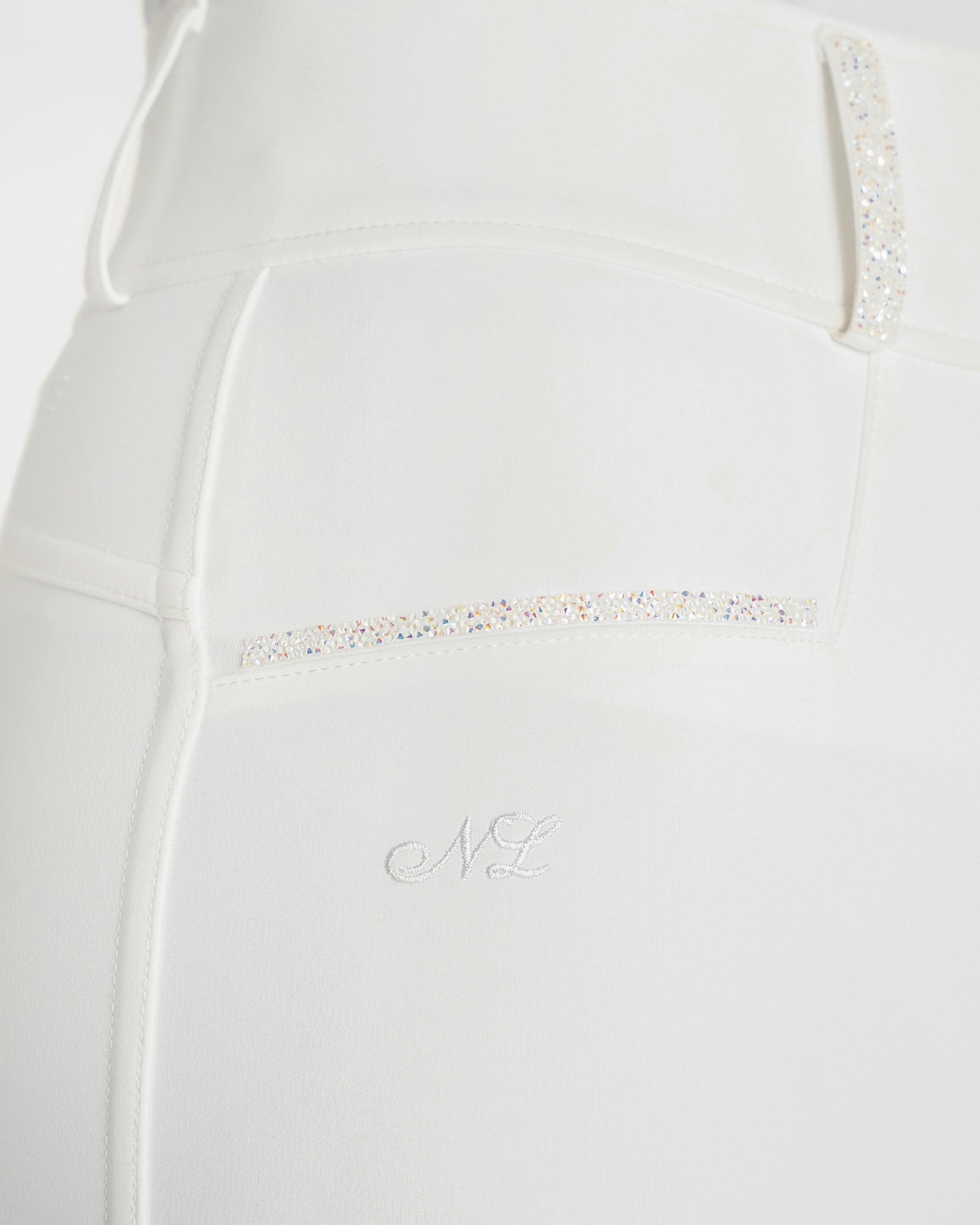Moá Mae x Lankester franzi breeches in white