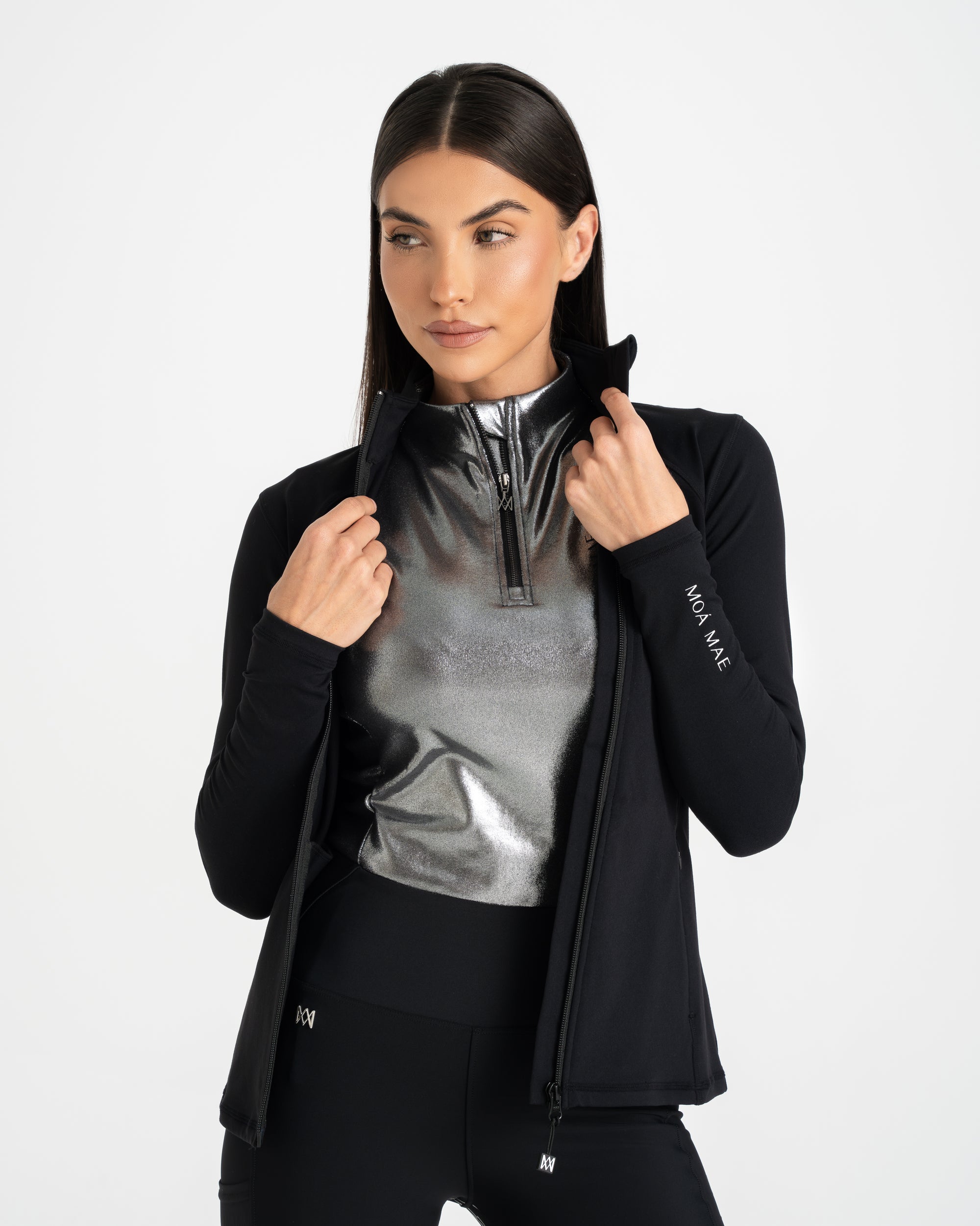 Moá Mae women activewear jacket black