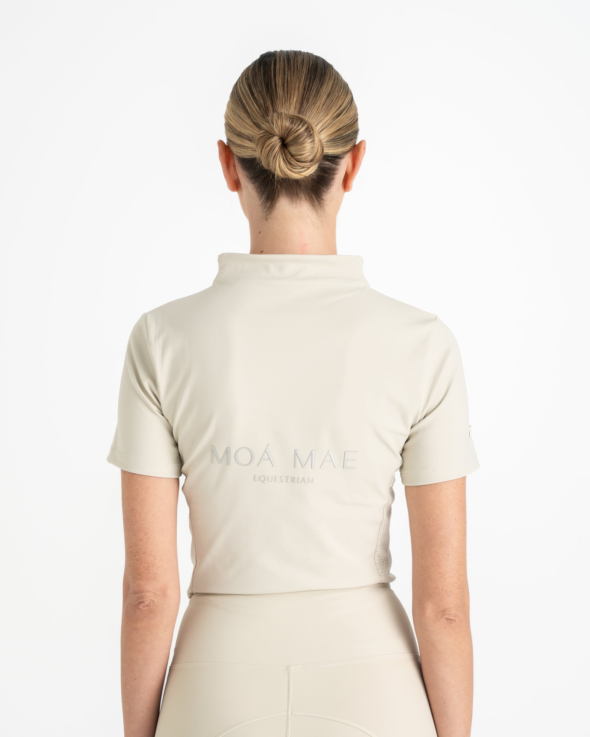 Moá Mae women short sleeve base layer stone