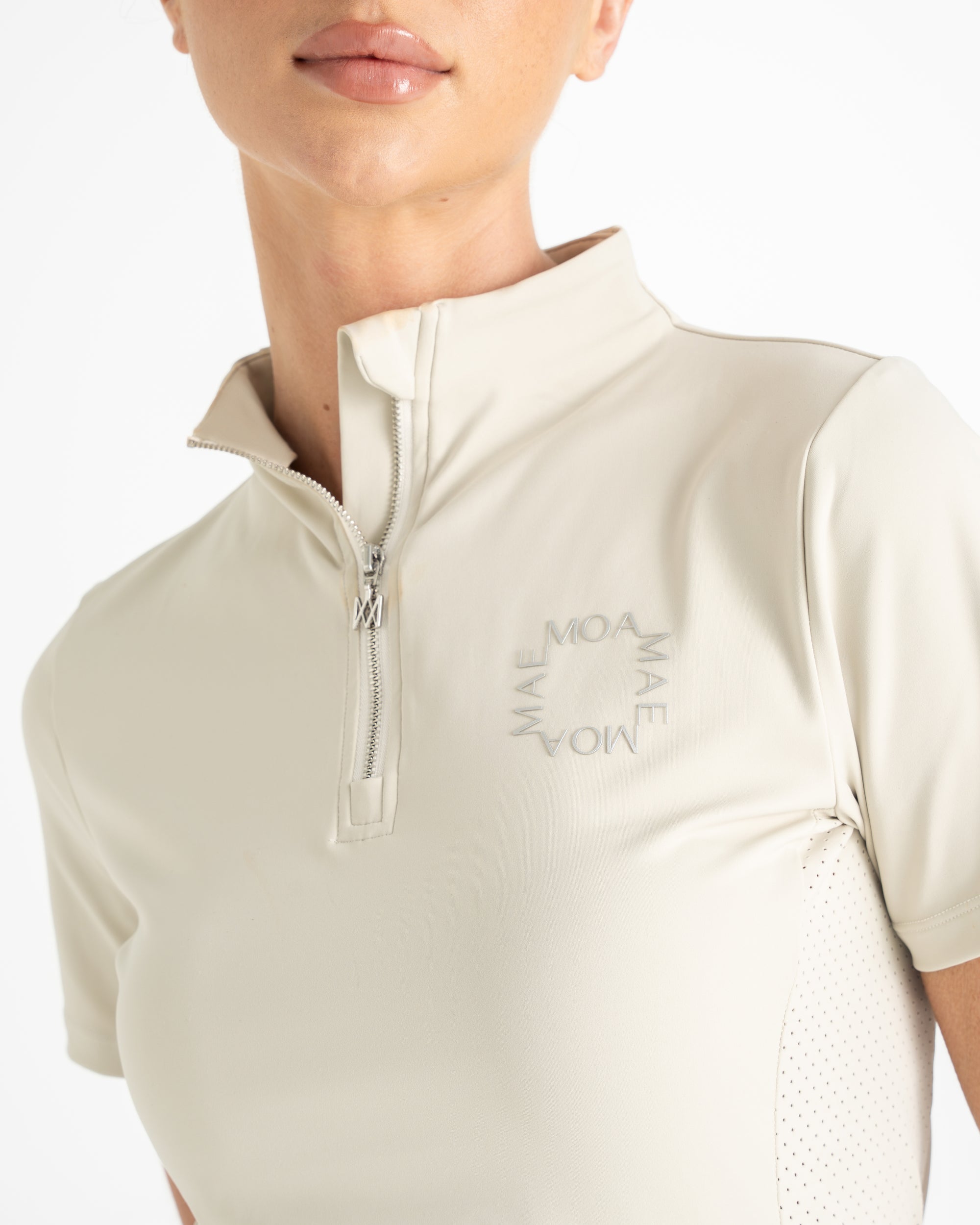 Moá Mae women short sleeve base layer stone