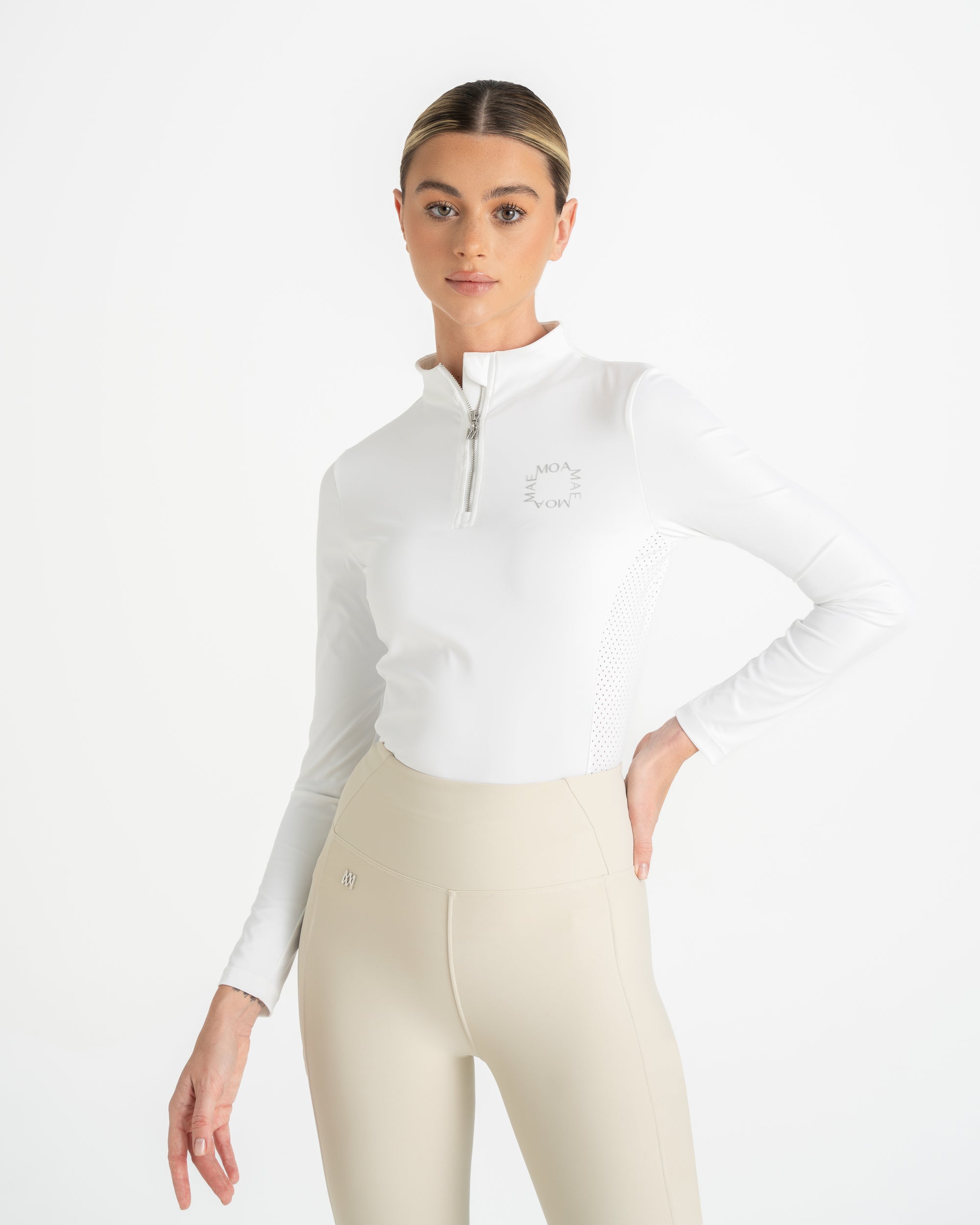 Moá Mae base layer long sleeve white