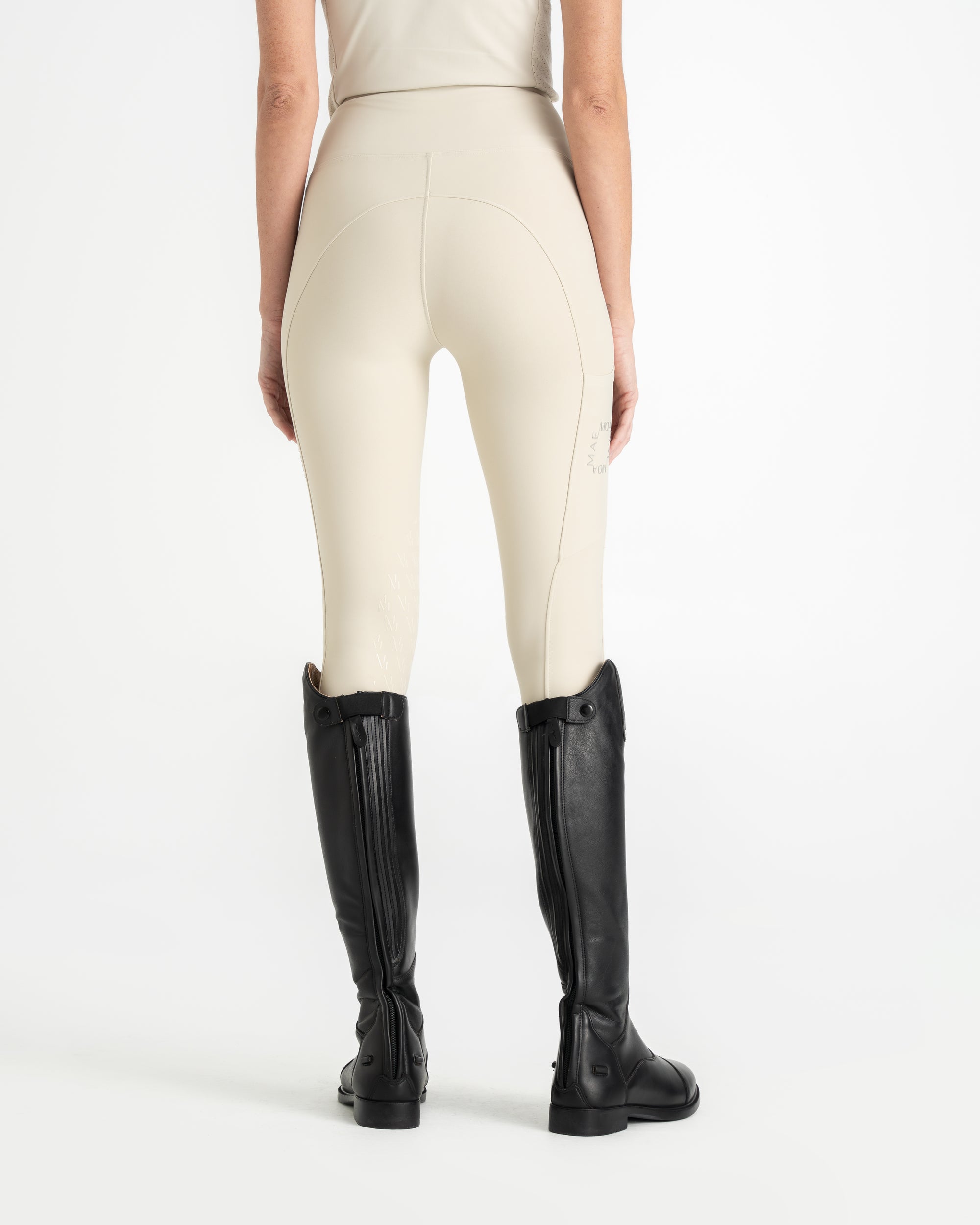 Moá Mae women horse riding leggings stone